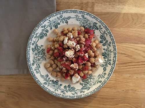 Salade de pois chiches au citron confit