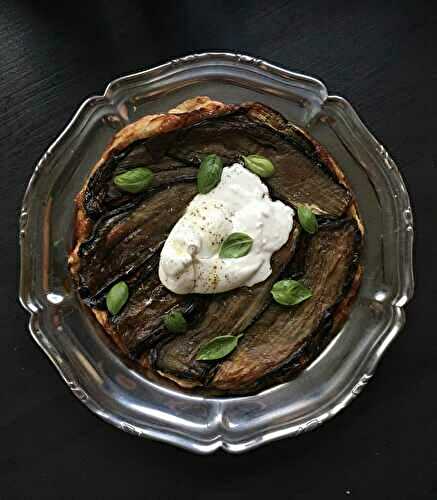 Tatin d’aubergines et tomates séchées