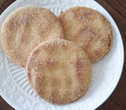 Galettes de semoule au lait au four