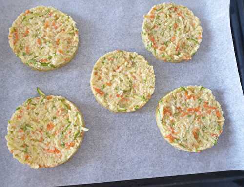 Galettes végétariennes au four