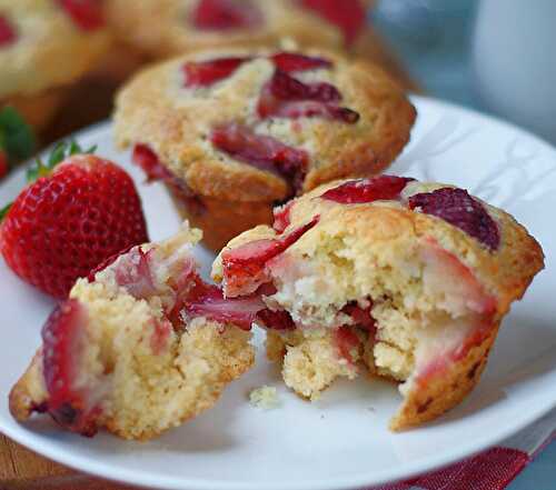 Muffins Légers aux Fraises WW