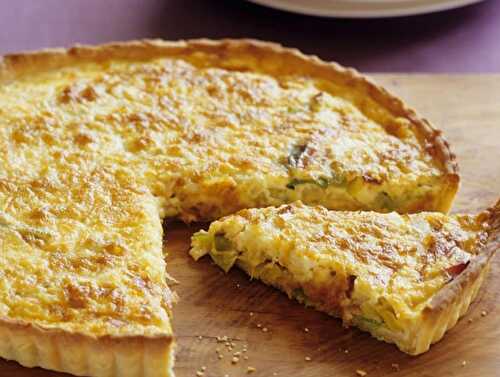 Quiche de pomme de terre et poireaux