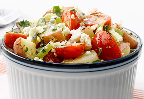 Salade de pomme de terre aux tomates cerises WW