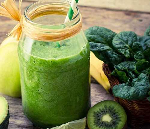 Smoothie Anti-Cellulite au Thé Vert Kiwis et Citron