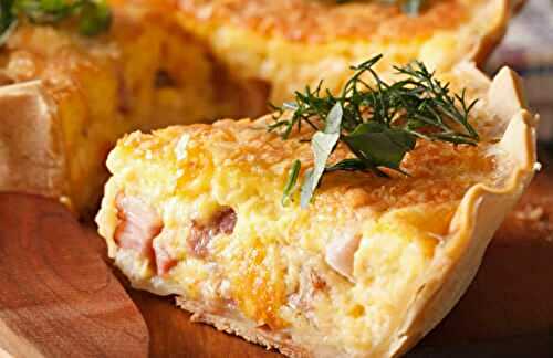Quiche Légère au Jambon et Fromage Blanc