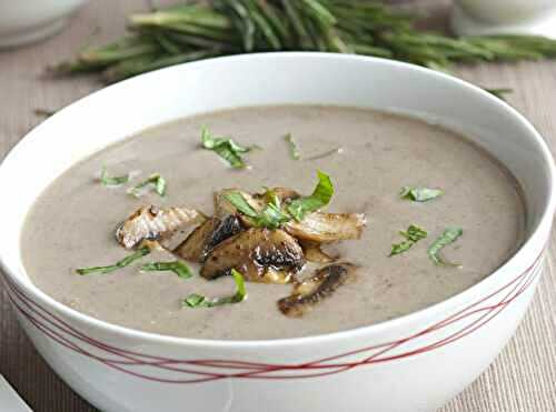 Soupe aux champignons