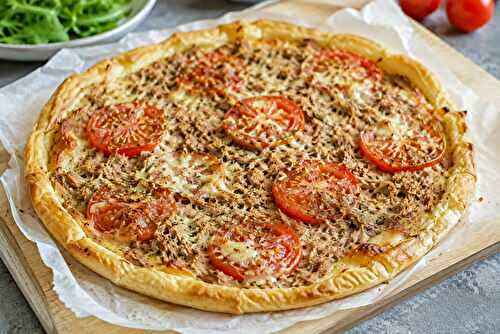 Tarte Fine au Thon et à la Moutarde Légère