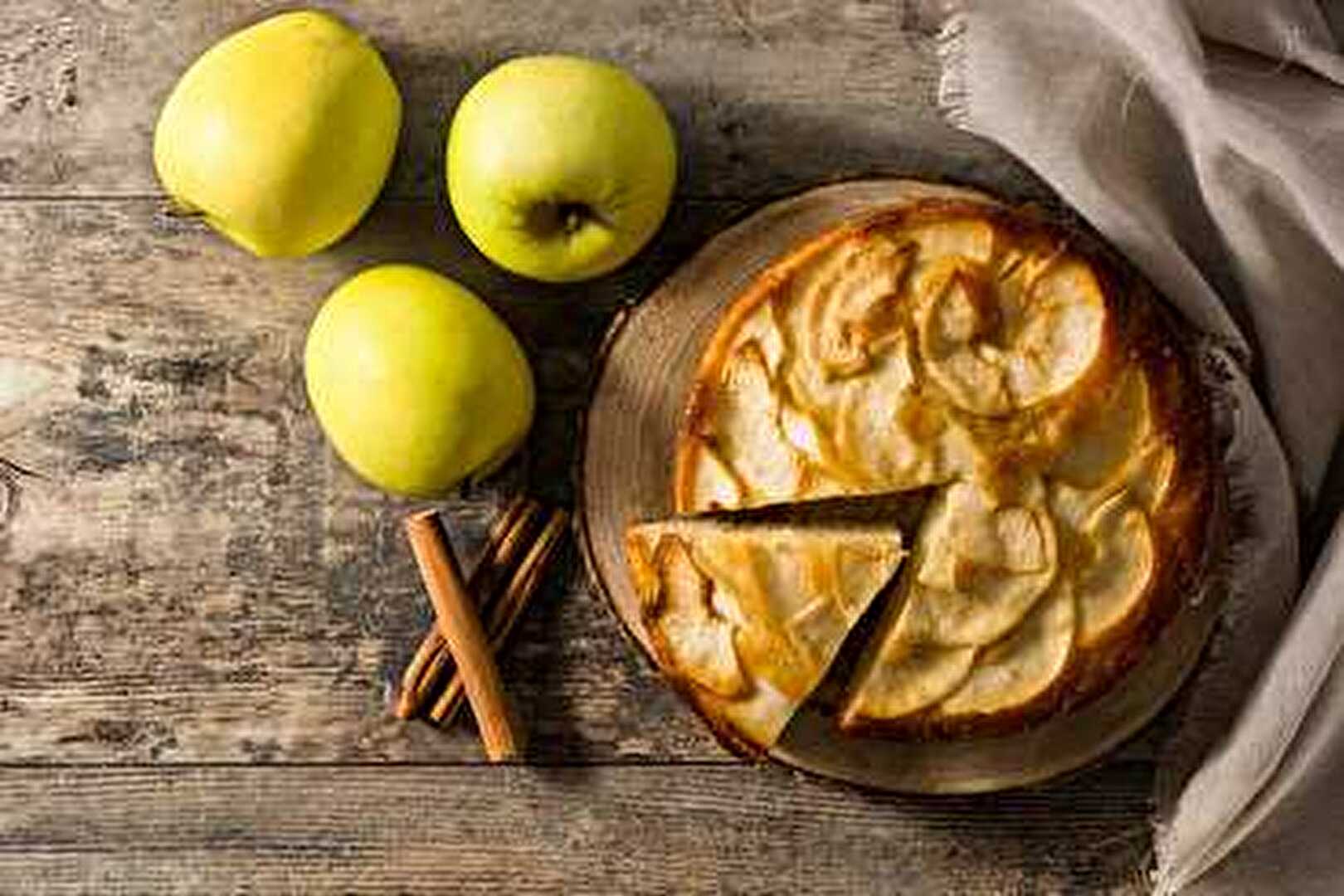 Gâteau aux pommes et à la cannelle sans sucre ajouté