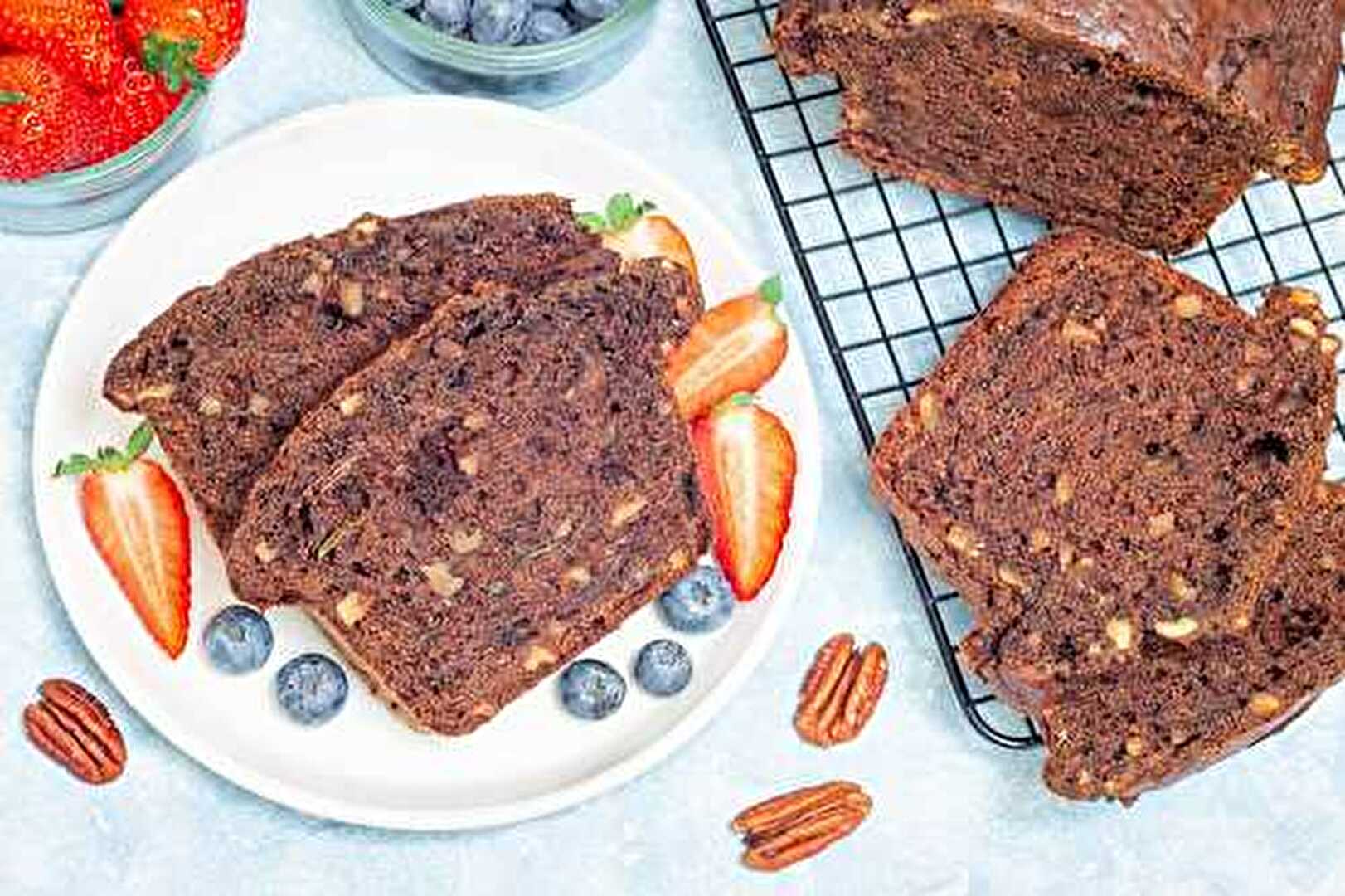 Cake aux courgettes, chocolat et noix de pécan - Une recette gourmande et surprenante