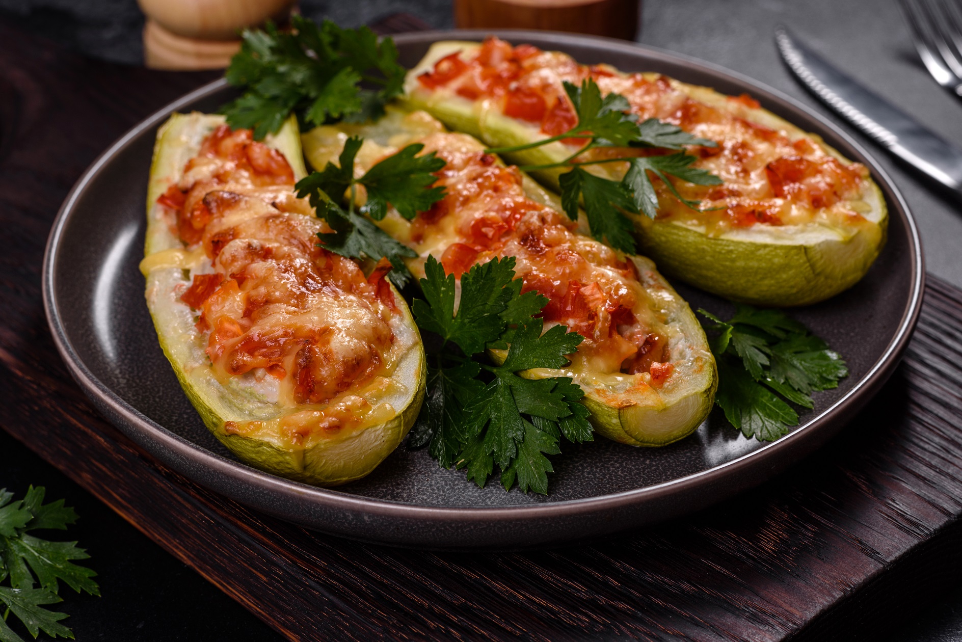 Courgettes Farcies façon Pizza