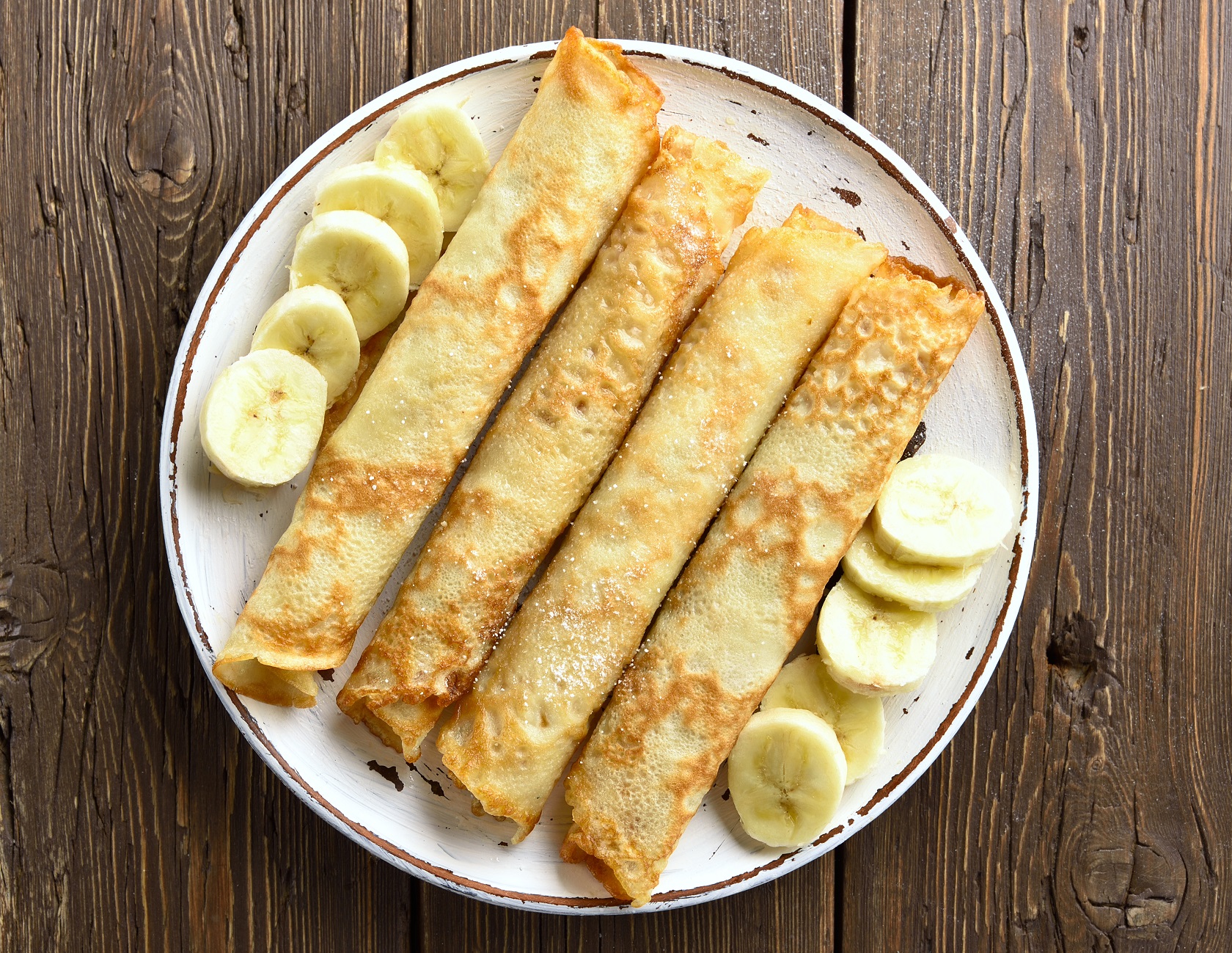 Crêpes à la Banane et au Beurre de Cacahuète