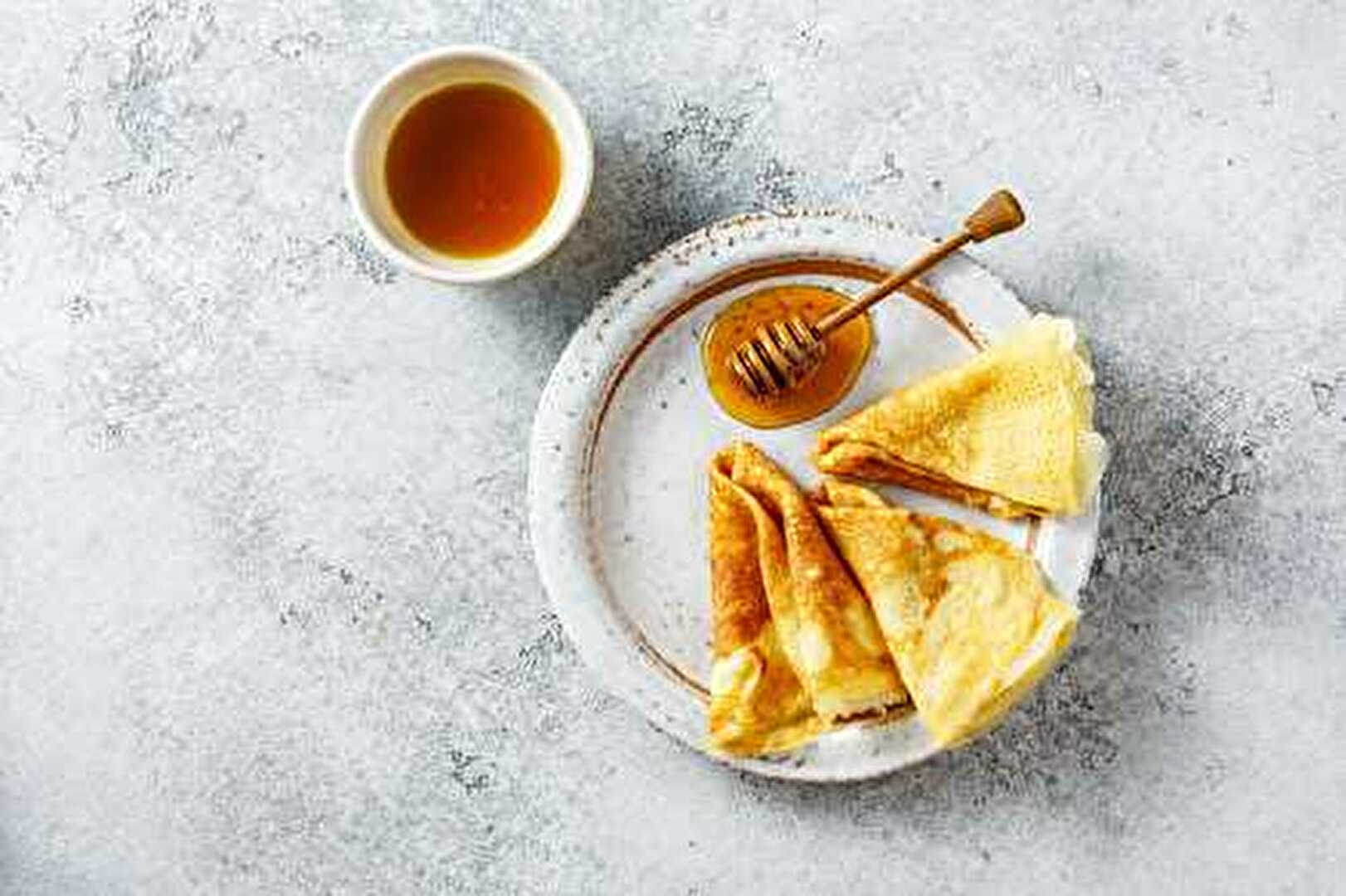 Crêpes à la Vanille et au Miel