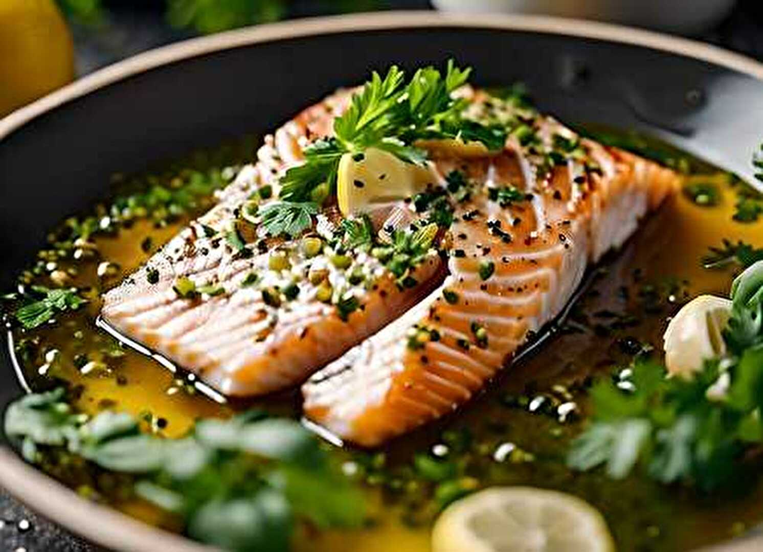 L'Évasion Citronnée : Marinade Citron-Herbes Fraîches pour Poisson