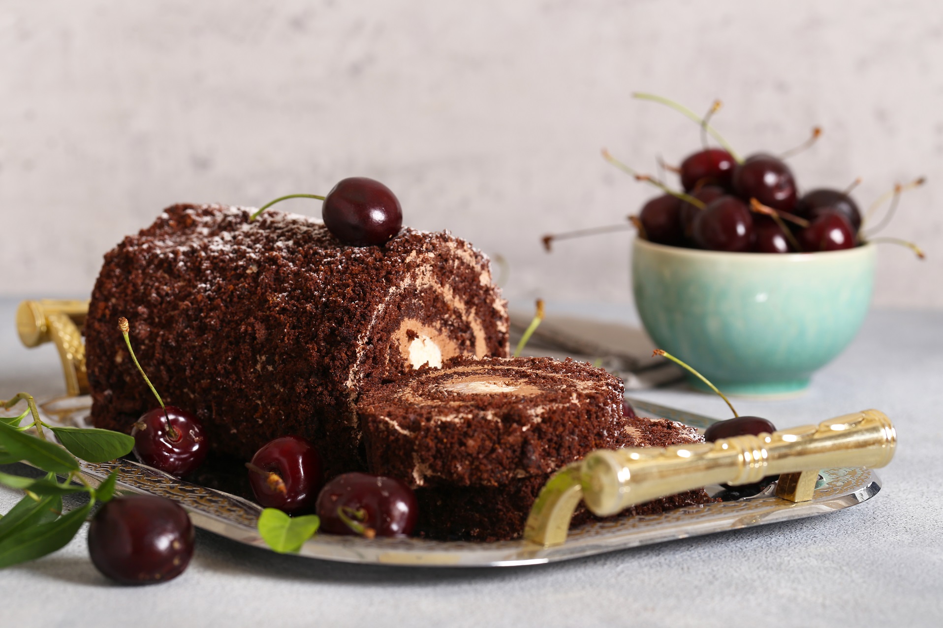 Bûche de Noël façon Forêt Noire