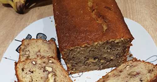 Cake Très Moelleux aux Bananes et aux Noix {Banana Bread}