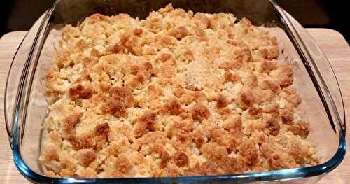 Dessert Facile : Crumble De Poires Angelys aux Amandes