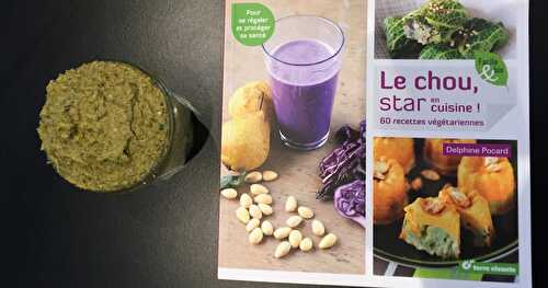 Le Coin Lecture RécréaNature : Le Chou Star en Cuisine, Recette de Pesto de Brocoli aux Amandes