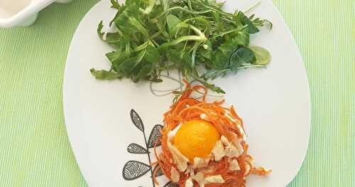 Mes œufs Cuits au Four, en Nids de Spaghetti Bio à la Tomate et au Quinoa - Astuce cuisine #9