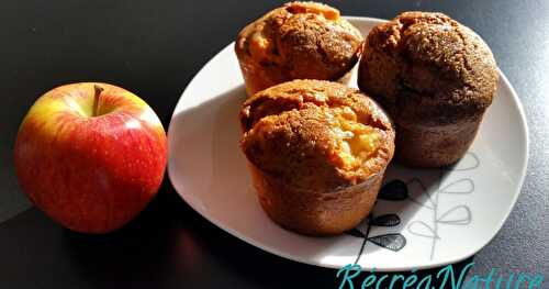 Muffins Moelleux Yaourt, Pommes, Orange, Amandes