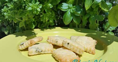 Recette Facile de Cyril Lignac : Sablés Parmesan, Fêta et Basilic - Concours des 100 articles !