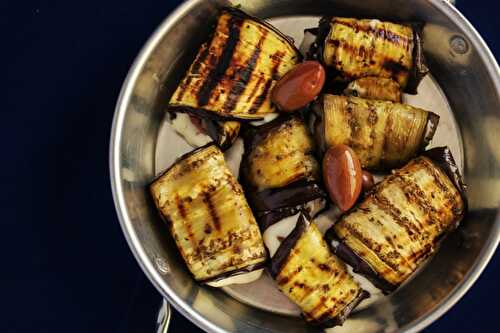 Roulades d'aubergines