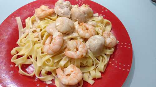 Tagliatelles crevettes et St-Jacques ww (6sp)