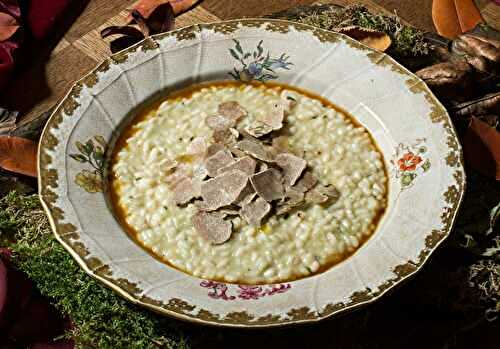 Risotto à la truffe blanche d’Alba