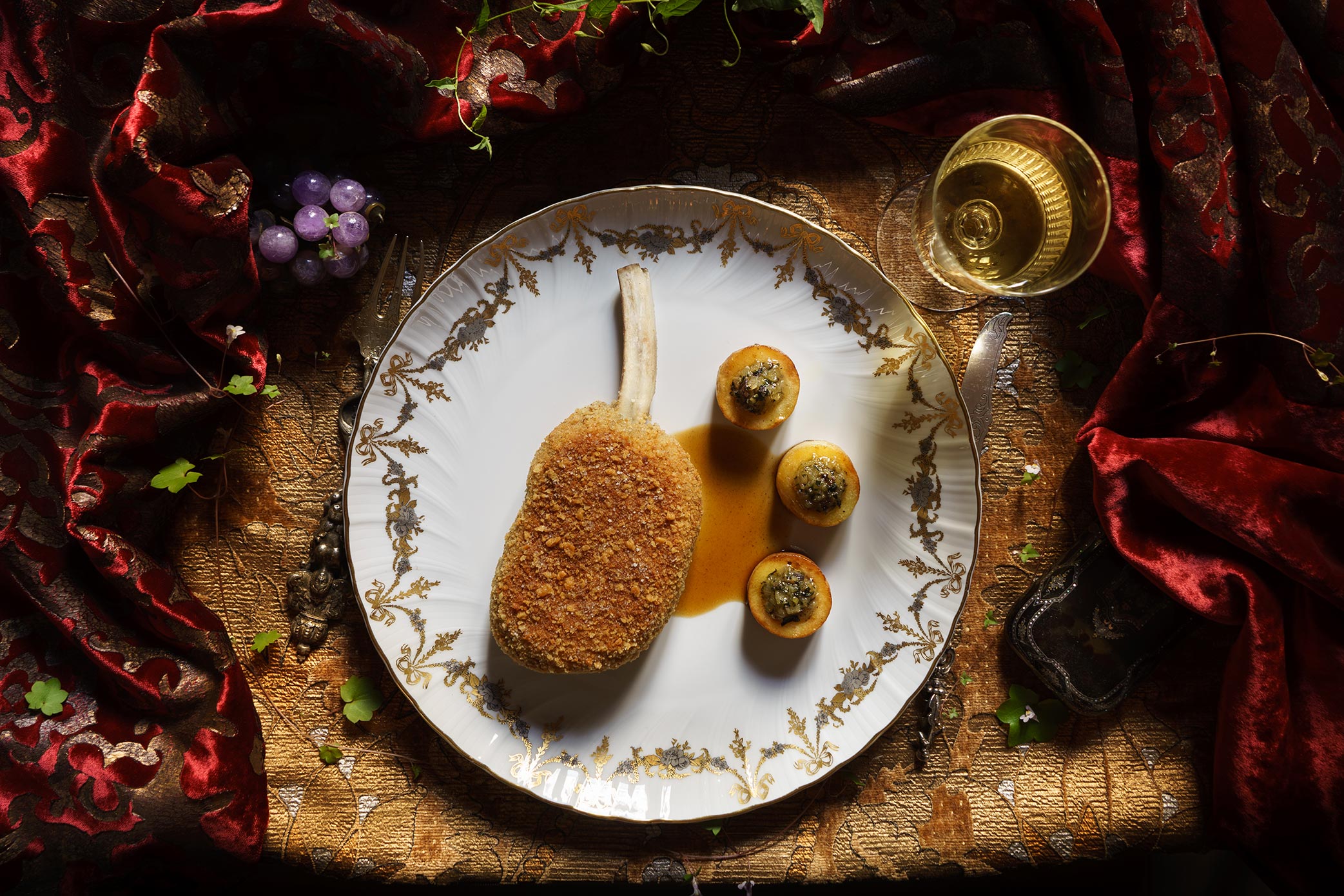 Côte de veau Pojarski à l’estragon