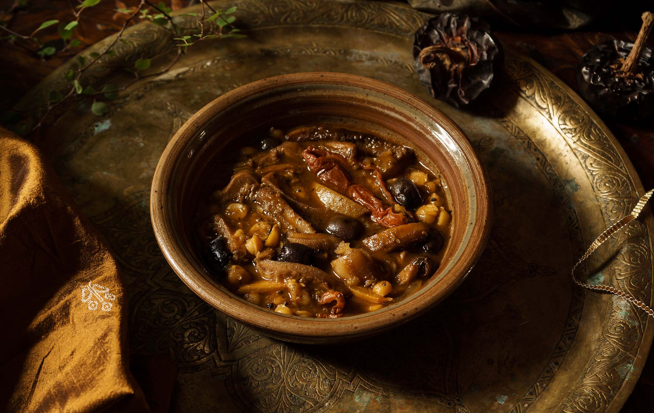 Tajine del gezzar, tripes du Maroc