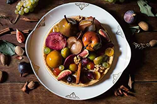 Tarte aux fruits des vendanges