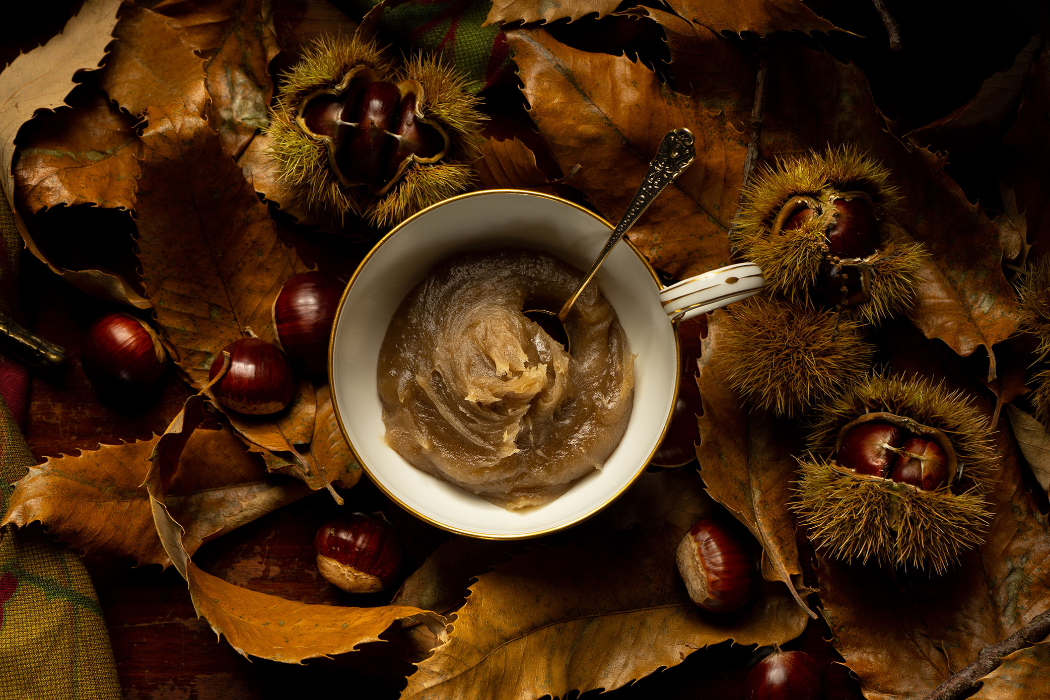 Crème de châtaignes ivre de vanille