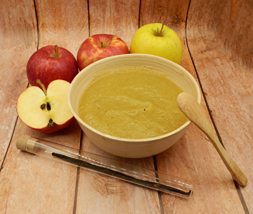 Compote de pommes à la vanille - Dessert simple et rapide