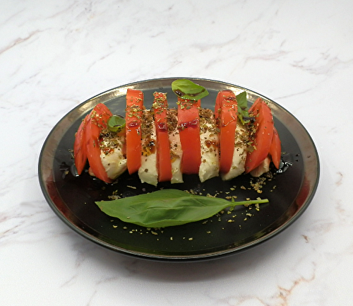 Tomate mozzarella au basilic - Cuisine facile - Richesses Naturelles