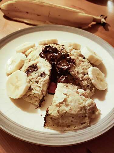 Banana bowlcake coeur fondant de chocolat