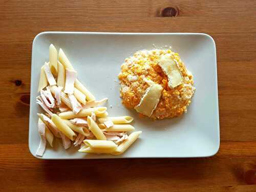 Gratin à la courge, au chou-fleur et au camembert