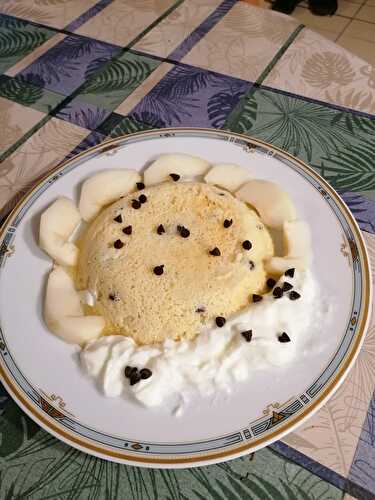 BOL CAKE POIRE - CHOCOLAT