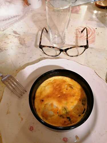 CLAFOUTIS DE NOIX DE SAINT JACQUES AUX LEGUMES