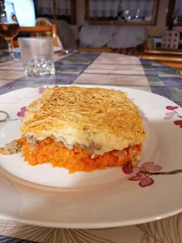 HACHIS PARMENTIER CAROTTE - POMMES DE TERRE