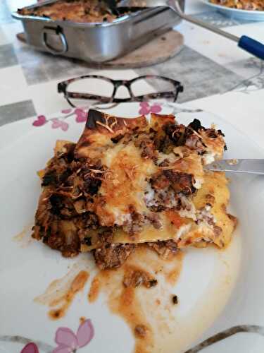 LASAGNES CHOU CAROTTE CHAMPIGNONS