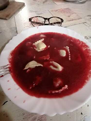 SOUPE DE BETTERAVES ROUGES