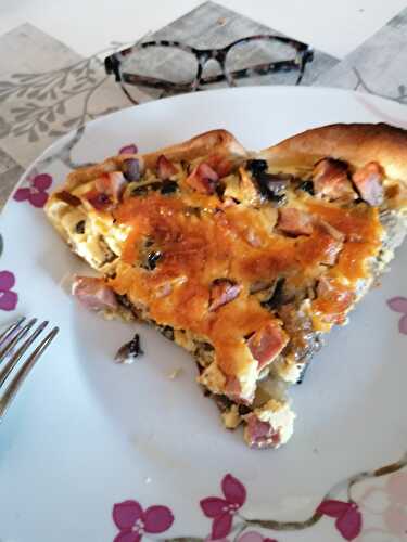 TARTE AUX CHAMPIGNONS