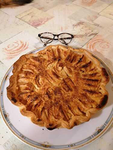 TARTE AUX POMMES ET NOIX DE COCO