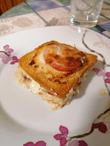 CROQUE MONSIEUR A L'ITALIENNE