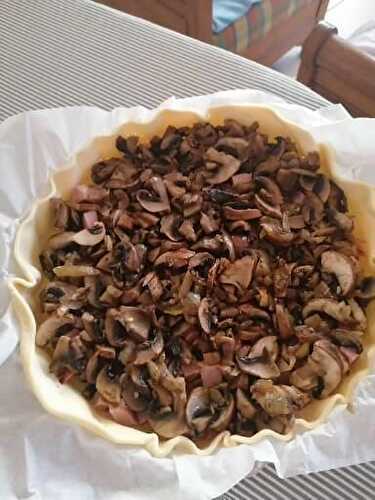 TARTE AUX CHAMPIGNONS