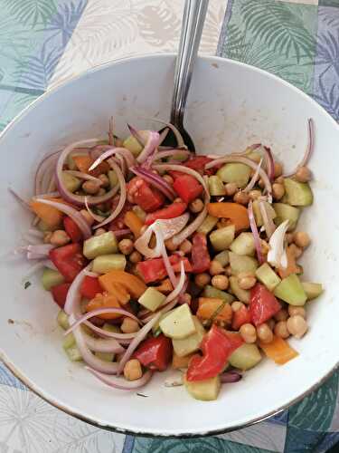 SALADE DE POIS CHICHES