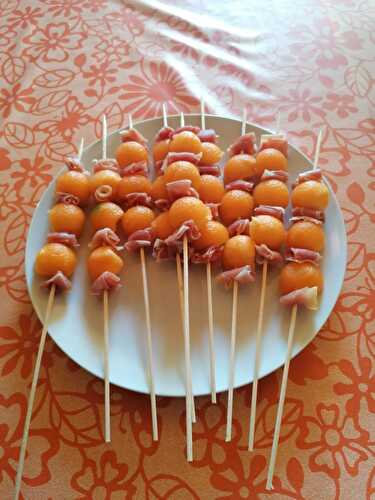 BROCHETTES DE MELON