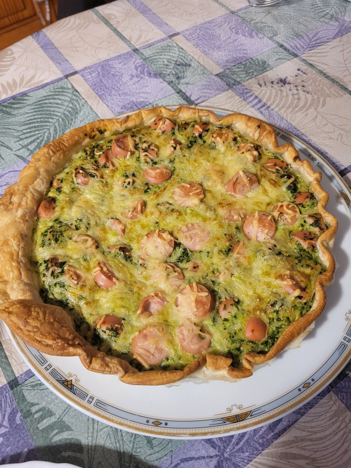 TARTE EPINARDS KNAKIS