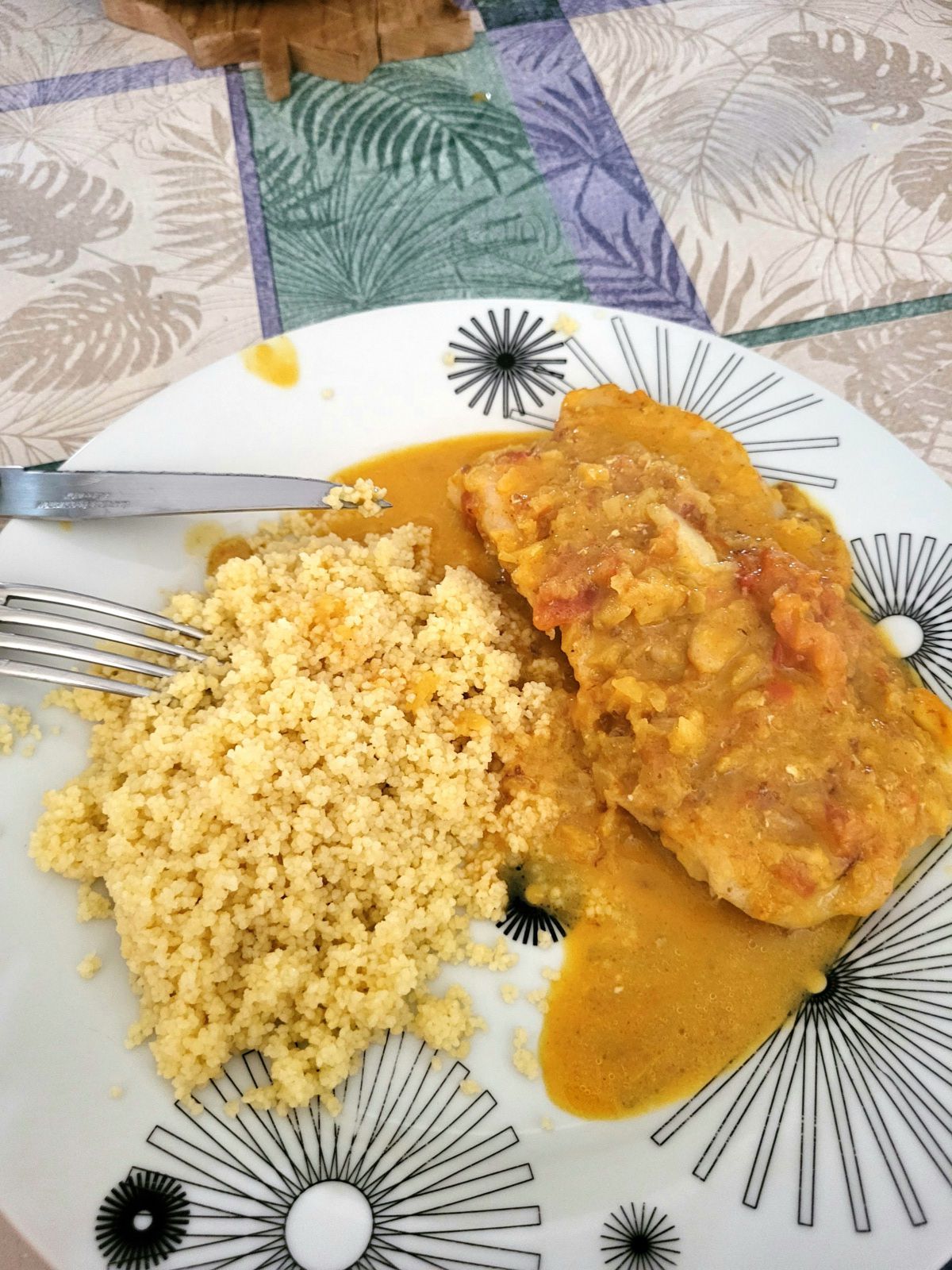 POISSON BLANC AU CURRY