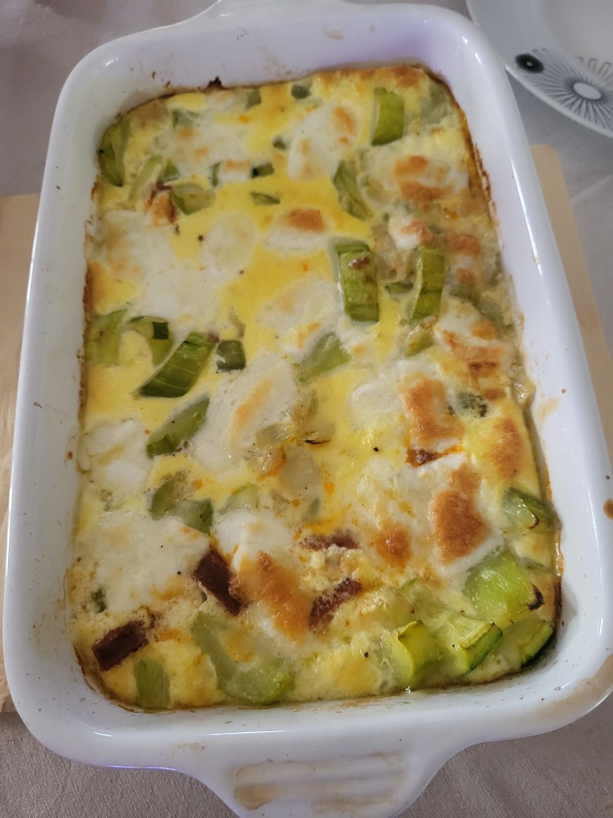 GRATIN DE COURGETTES À LA MOZZARELLA