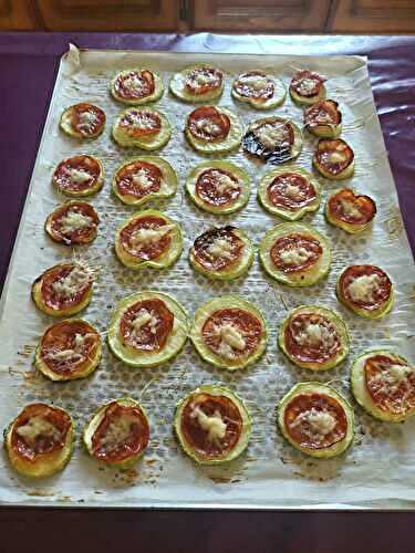 COURGETTES. APÉRO AU CHORIZO